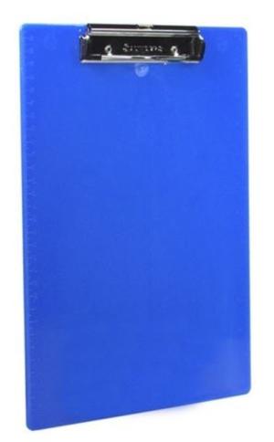 Saunders Mfg - Plastic Clipboard - 21582, Cobalt