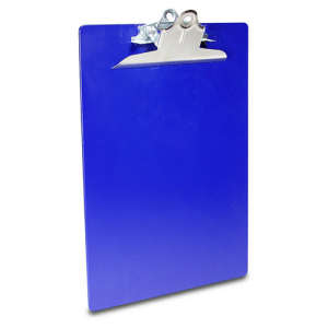 Plastic Clipboard Blue