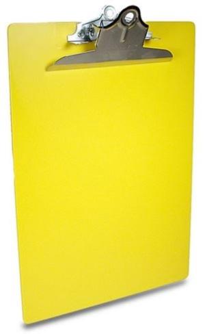Saunders Mfg - Plastic Clipboard - 21605, Yellow