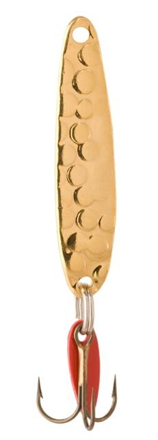 Swedish Pimple Jigging Lure, 1/5 oz, 1-1/2 in, Hammered Gold, SP3AG