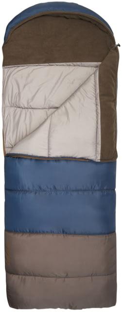 Exxel Outdoors Monterey 30-40 Degrees Sleeping Bag, Blue, 84x33in, 74941320
