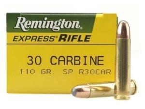 Remington Core-Lokt Ammunition 30 Carbine 110 Grain Soft Point Box of 50 - 671621
