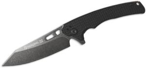 Remington Cutlery EDC Coping Folder, 4in, G10 Black Handle/Stone Washed, 15666