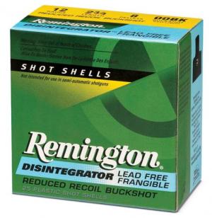 Remington Disintegrator, 12 Gauge, 00 Buckshot, 25 Rds, Lead Free - 047700314303