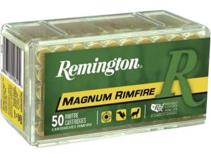 Remington Ammunition 17 Hornady Magnum Rimfire (HMR) 17 Grain Jacketed Hollow Point - 274748