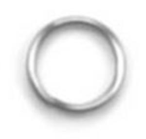 Eagle Claw Split-Ring,Resealable Package,Nickel,Size 6 01143-006