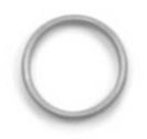 Eagle Claw Split-Ring,Resealable Package,Nickel,Size 7 01143-007