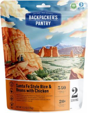 Backpackers Pantry Santa Fe Rice and Beans w/Chicken, 102448