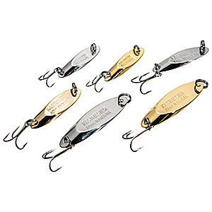 HARD AND SOFT FISH Acme Kastmaster Spoon Kit - chrome