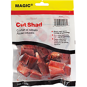 Magic Preserved Baits Magic Preserved Cut Shad - Red