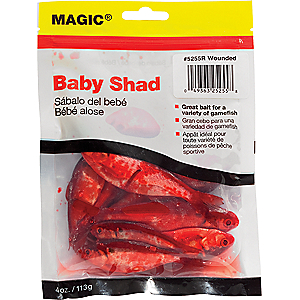 Magic Bait 4 oz. Natural Preserved Shad Red - Fish Attract/Bait And Accessories at Academy Sports