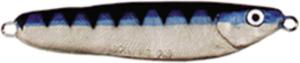 Luhr Jensen Crippled Herring Spoon, Floating, Chrome & Blue, 3/4oz, 2 1/4in, 4751-034-0306