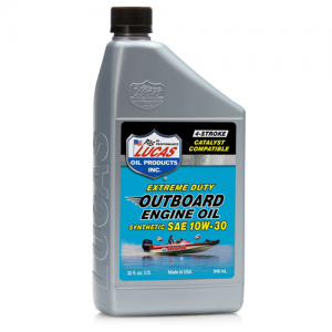 Lucas Oil Extreme Duty Outboard Engine Synthetic SAE Oil - 1qt