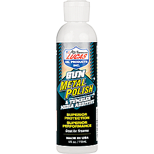 Lucas Oil LUCAS OIL 16OZ GUN METAL POLSH TUMBLER MEDIA ADDITIVE LIQUID