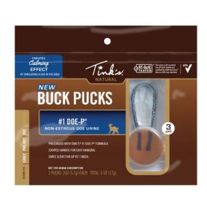 Tinks Buck Pucks #1 Doe-P 3-Pack