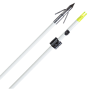 Muzzy Classic Fish Arrow with Gar Point White - Arrows Tips And Accessories at Academy Sports