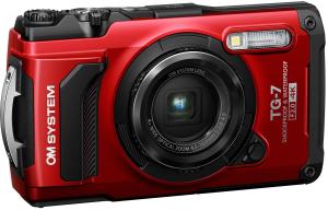 Olympus Tough TG-7 12 Megapixel Digital Camera with F2.0 Camera Lens and TruePic VIII Image Processor (Red)