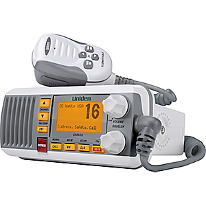 Uniden UM435 Fixed Mount VHF Radio - Black