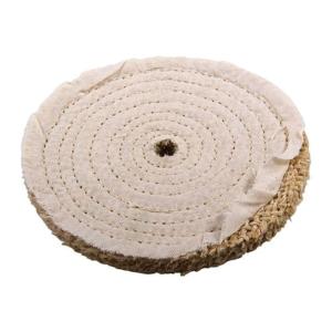 Sisal Wheels - Sisal Polishing Wheel, 6'''' X .375'''', 1/2'''' Arbor