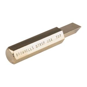 Dovetail Sight Punches - Dovetail Rear Sight Drift Punch .480'''' Base Width Brass