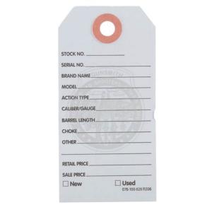 GUN PRICE TAGS, LIGHT BLUE, 500 PACK 084044500