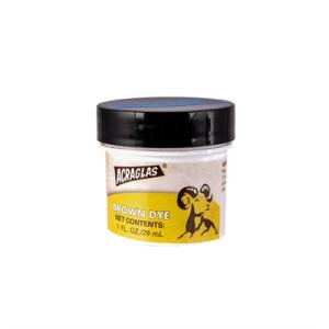 AcraglasA(R) Dyes - Acraglas Dye, Brown, 1oz