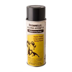 Brownells Aluma-Hyde II Aerosol Paint Parkerizing Gray 12oz Matte