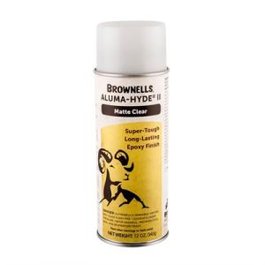 Brownells Aluma-Hyde II Aerosol Paint Clear 12oz Matte