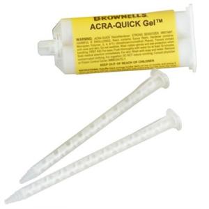 Brownells Acra Quick Gel 50ML with Mixing Tips Clear