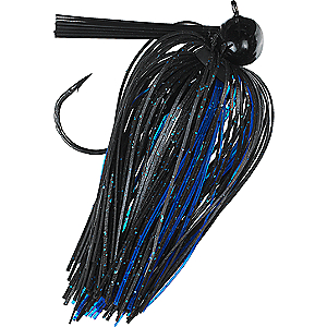 Strike King Tour Grade 1/2 oz. Football Jig Black Blue - Fresh Water Jigs And Spoons at Academy Sports
