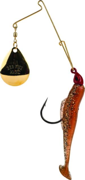 Strike King Redfish Magic Spinnerbait, 1/8 oz, New Penny,1pk, RMG18-160