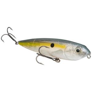 Strike King KVD Sexy Dawg JR Rattle Topwater Bait, 3.25ft, 1/2oz, Floating, 1pk, Clear Ghost Sexy Shad, HCKVDSDJR-500