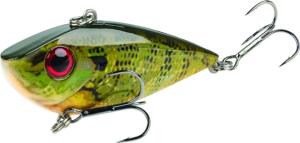 Strike King Red Eyed Shad Tungsten 2-Tap Lipless Crankbait, Sinking, Natural Bream, 2 3/8in, 1/2oz, 1 Pack, REYESDTT12-663