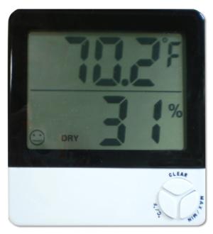 Hyskore Digital Hygrometer, LCD Display, 30106