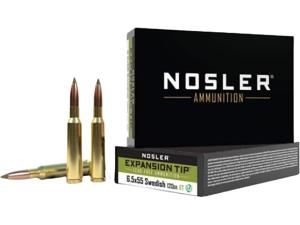 Nosler E-Tip Ammunition 6.5x55mm Swedish Mauser 120 Grain Polymer Tip Lead Free - 979969