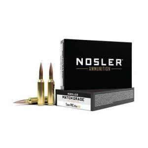 Nosler RDF Match Grade Rifle Ammunition 51295, 7mm PRC, RDF, 185 gr, 2875 fps, 20 Rd/Bx