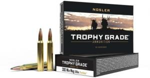 Nosler Trophy Grade 300 Win mag 180gr Partition Brass Centerfire Shotgun Ammunition, 20 Rounds, 61056