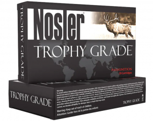Nosler Trophy Grade Ammunition 27 Nosler 165 Grain 20 Rounds AccuBond Long Range