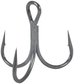 Owner Hooks STY35 Short Shank Treble Hooks, Black Chrome, Size 1/0, 5/ Pack, 5635-116