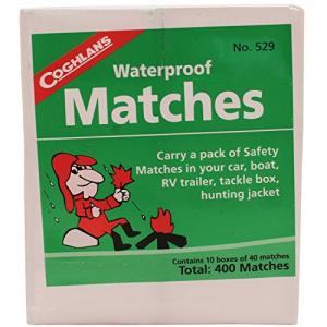 Coghlans 529 Waterproof Matches 10 Box Pack