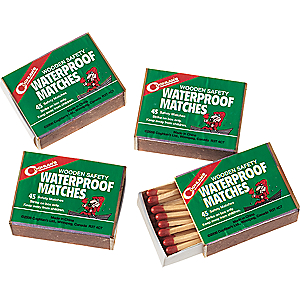 Coghlans 940BP Waterproof Matches (Per 4)