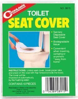 Coghlans Toilet Seat Cover Pk 10 209074