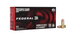 Federal American Eagle Handgun 30 Super Carry 100 Grain 50 Rounds