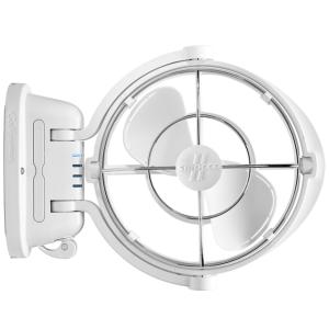 Caframo Sirocco II 3-Speed 7 Gimbal Fan - White - 12-24V, 7010CAWBX