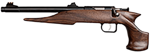 Crickett 41001 Hunter Adult 22 Mag 1rd 9” Threaded Blued Steel Single Shot Barrel, Walnut Stock