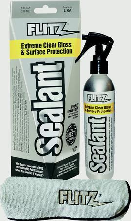 Flitz Sealant 8oz Spray Bottle With Free Microfiber