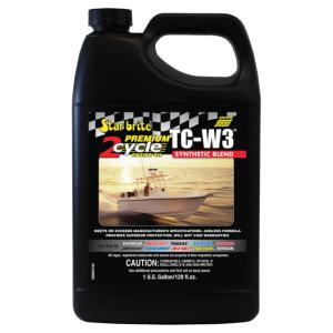 Star Brite Premium 2 Cycle Tc W3 Synthetic Blend Engine Oil, 1 Gallon, 19000