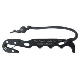 Ontario Knife OKC Black Model 2 Strap Cutter w/Sheath 195123