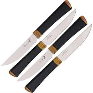 Ontario Knives 2565 Agilite 4 Piece Steak Set Fixed Blade Knife