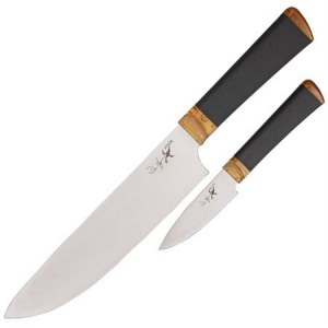 Ontario Knives 2570 Agilite Chef & Paring Fixed Blade Knife with Transparent Handle